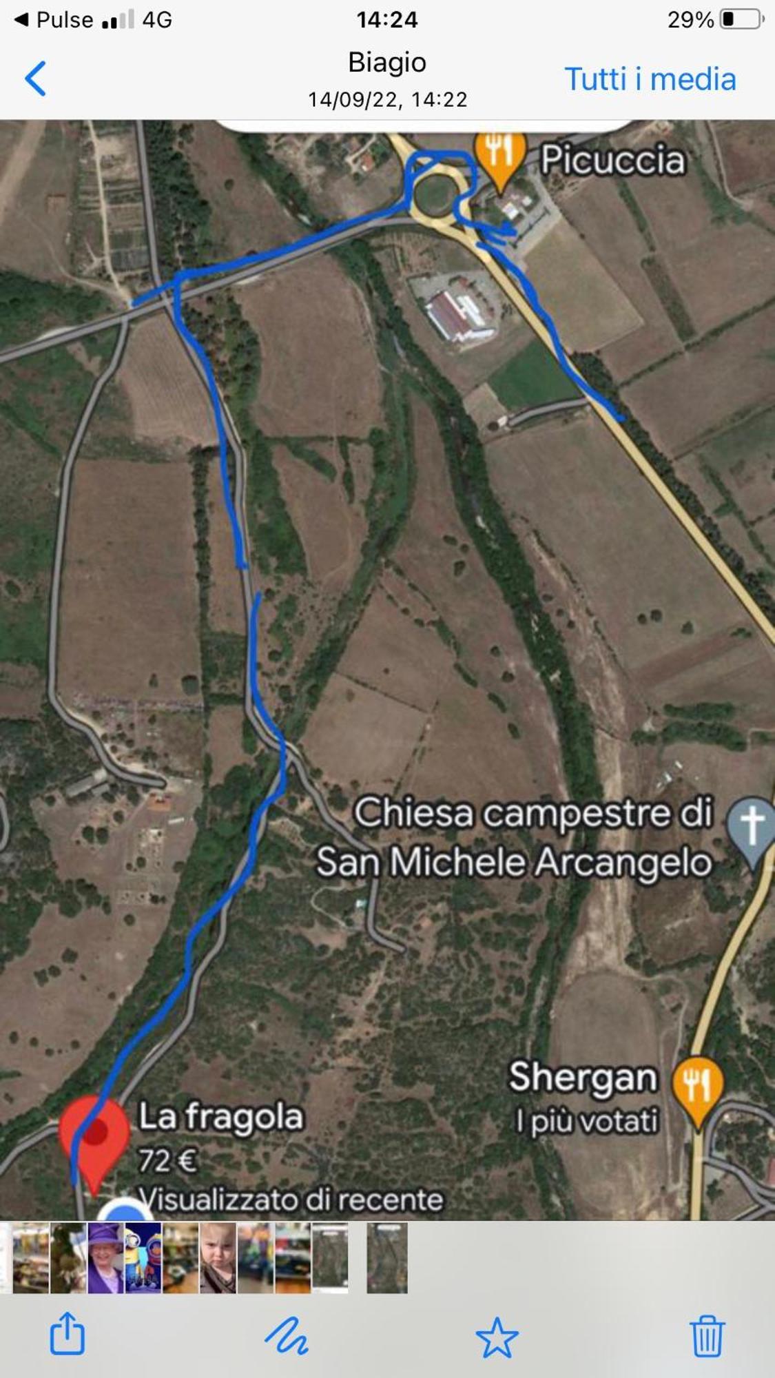 La Fragola In Campagna 6 K M Da San Pantaleo酒店 外观 照片
